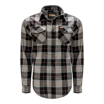 Amsal Inc. - Task flannel shirt grey TK-1782_front