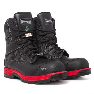 Amsal inc. - Men's Royer5700GTR black-red safety boot_pair