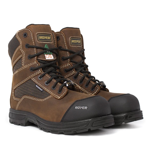 Amsal inc. - Men's Royer5725GT brown safety boot_pair
