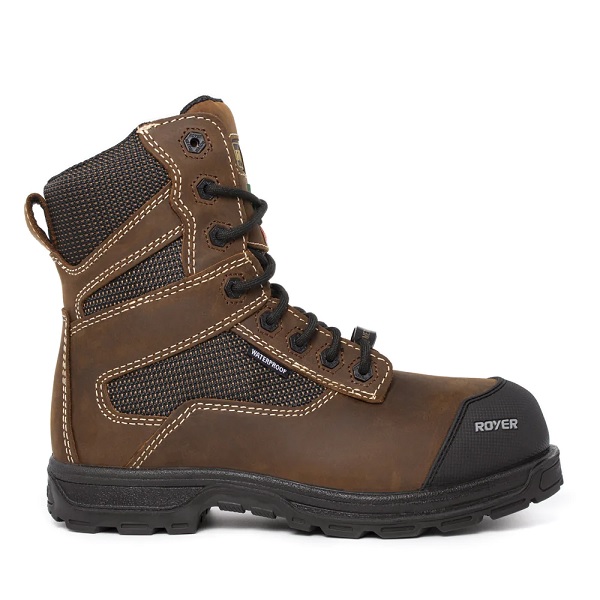 Amsal inc. - Men's Royer5725GT brown safety boot_side