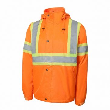 Amsal Inc. - Jackfield jacket lined with polar fleece and reflective stripes 70-532R