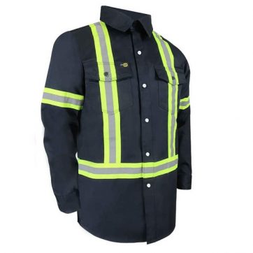 Amsal Inc. - Jackfield long sleeve shirt with reflective stripes 70-200R