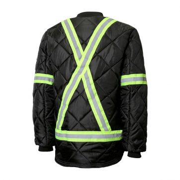 Amsal Inc. - Jackfield quilted fleece lined jacket with reflective stripes 590R_1