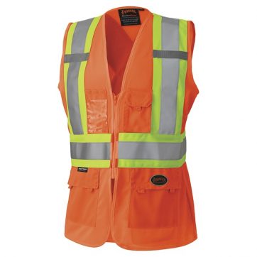 Amsal Inc. - Pioneer hi-viz womens safety vest V1021850_front