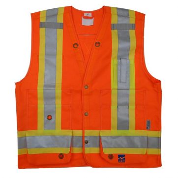 Amsal Inc. - Viking Open Road surveyor safety vest orange 6165O