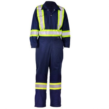Amsal Inc. - Viking poly-coton coverall w bands navy VC20N_front