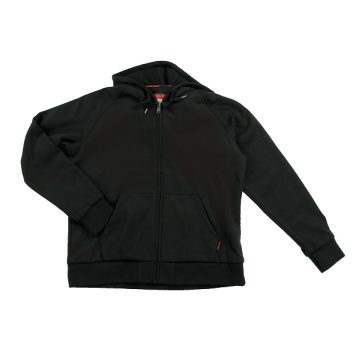 Amsal Inc. - Tough Duck women's zip hoodie black WJ36_front