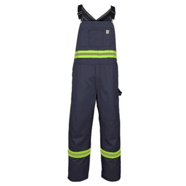 Amsal Inc. - Big Bill bip overall with reflective bands navy 178BF_front