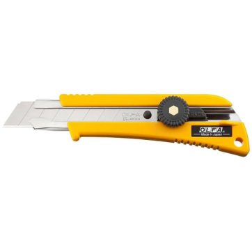 Amsal Inc. - Olfa 18mm L-1 ratchet-wheel lock utility knife with rubber inset 5004_1