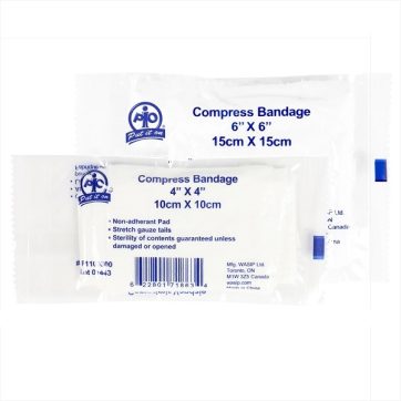 Amsal Inc - Put in On compress bandage 15 x 15cm F1105300 combo